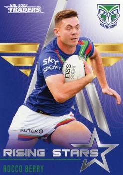 2022 NRL Traders - Rising Stars #RS43 Rocco Berry Front